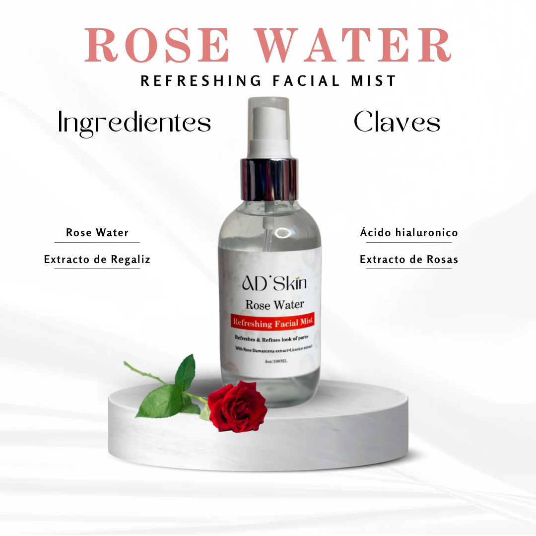 Rose Water-Refreshing Facial Mist